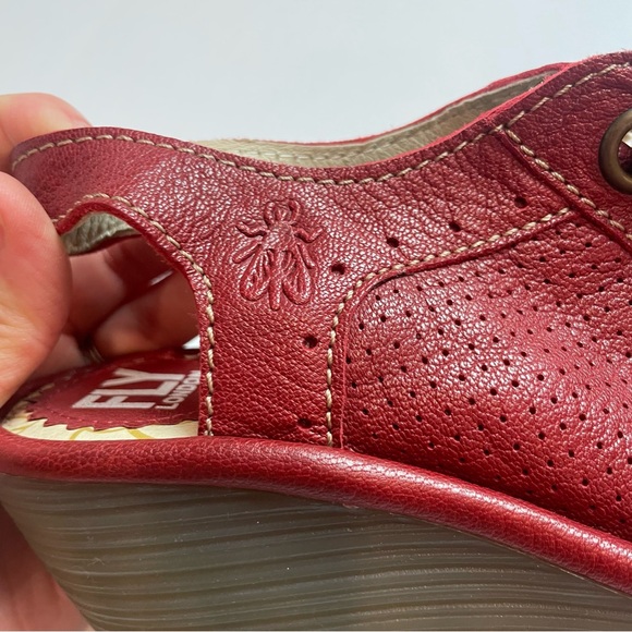 Fly London Red Sandals Comfortable Stylish Footwear